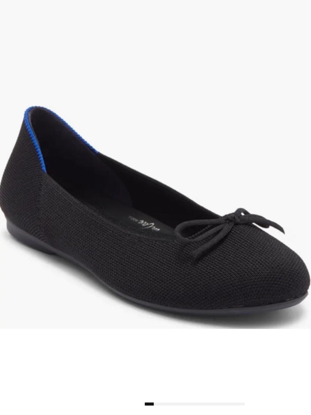 Rothy’s ballet flats with bow size 8